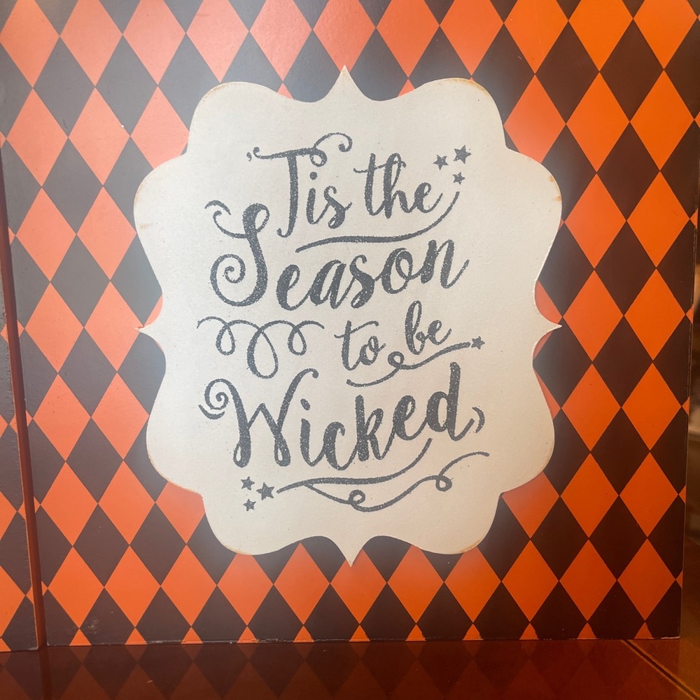 Pier 1 Orange and Black Holiday Decor